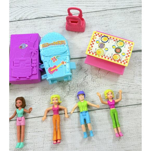 McDonald’s 2000’s Polly Pocket Polly World Happy Meal Toy Lot Dolls & Etc. - Picture 3 of 5